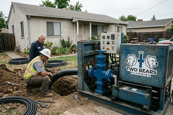 Sewer Line Repair & Replacement work example 2