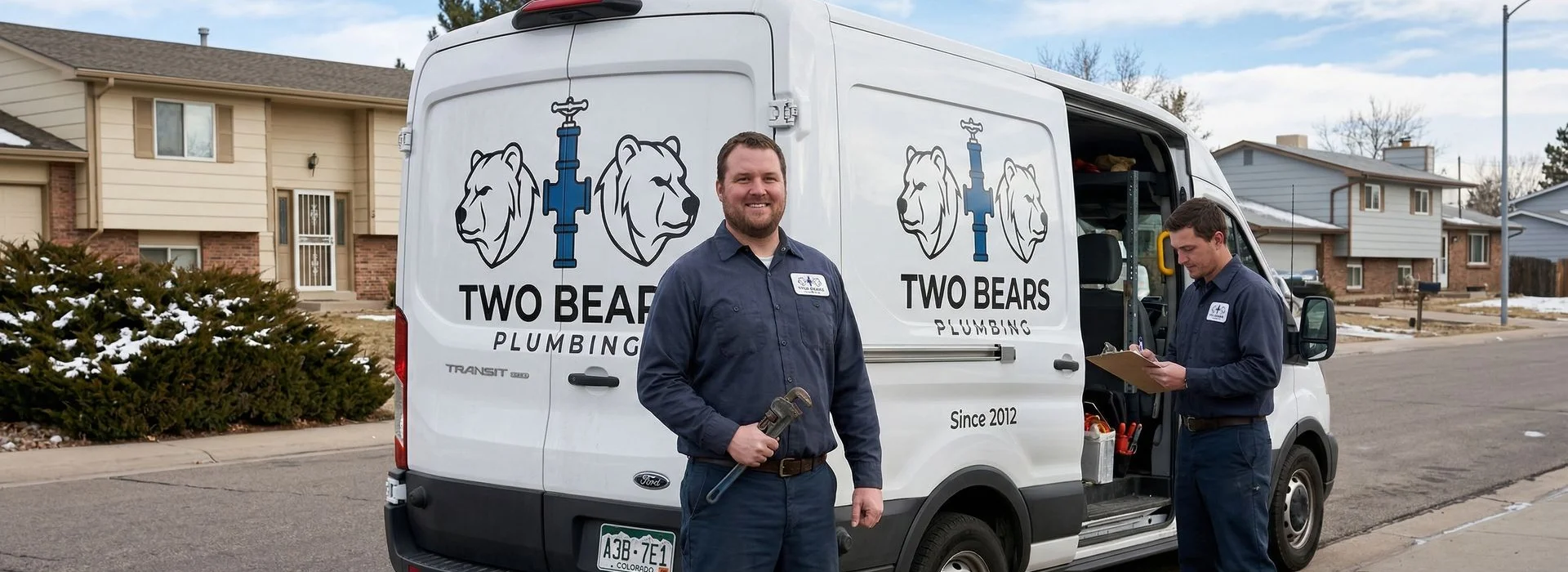 Two Bears Plumbing team